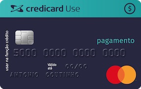 cartão credicard use pagamento