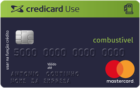 Cartão Credicard Use Combustível Visa.