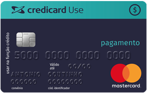 Cartão Credicard Use Pagamento Visa.