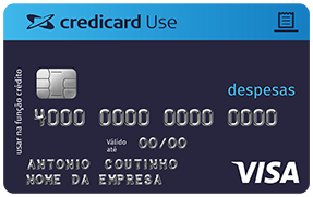 Cartão Credicard Use Despesas Visa.