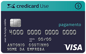 Cartão Credicard Use Pagamento Visa.